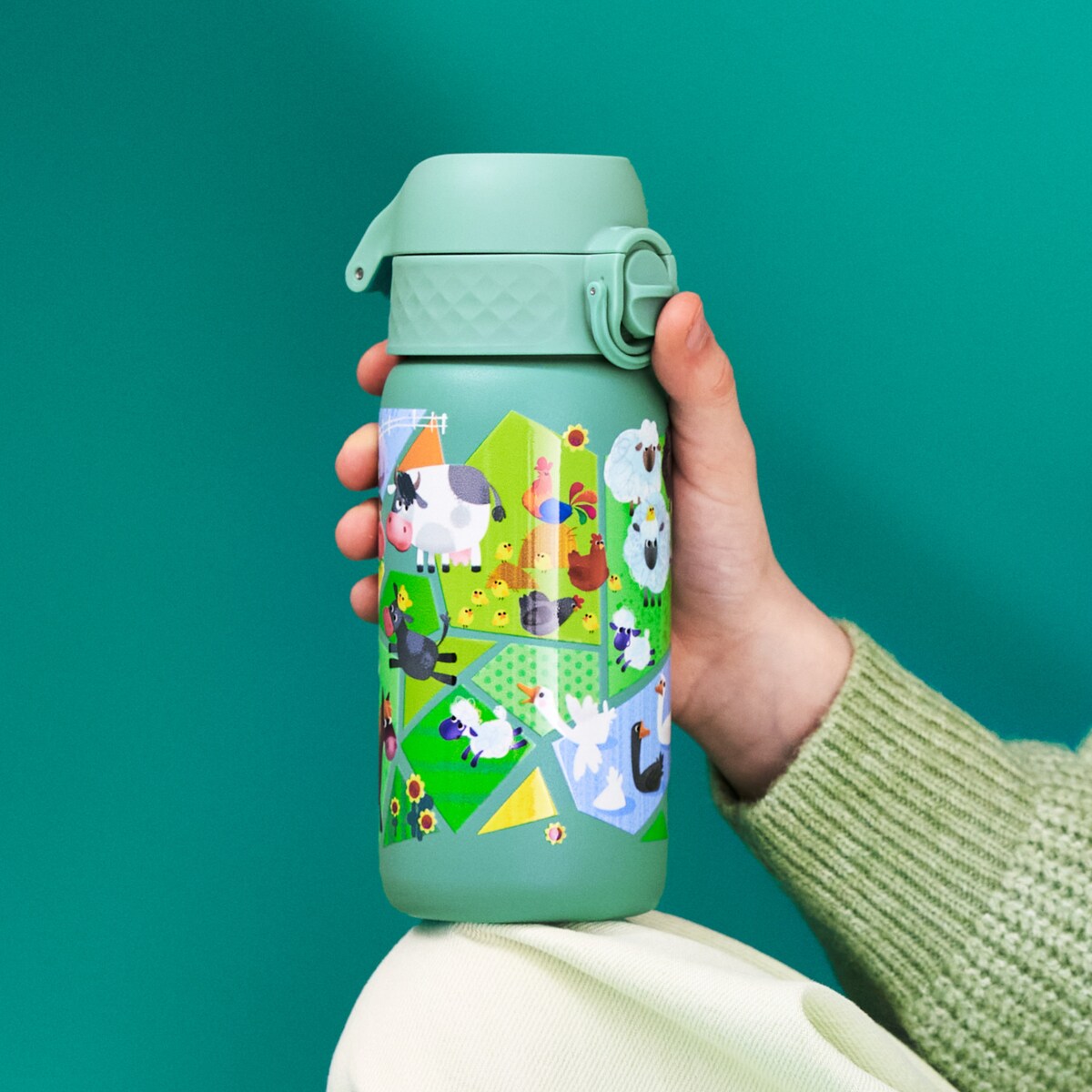 Butelka ION8 Single Wall I8SS400PTFARMA Farming Animals