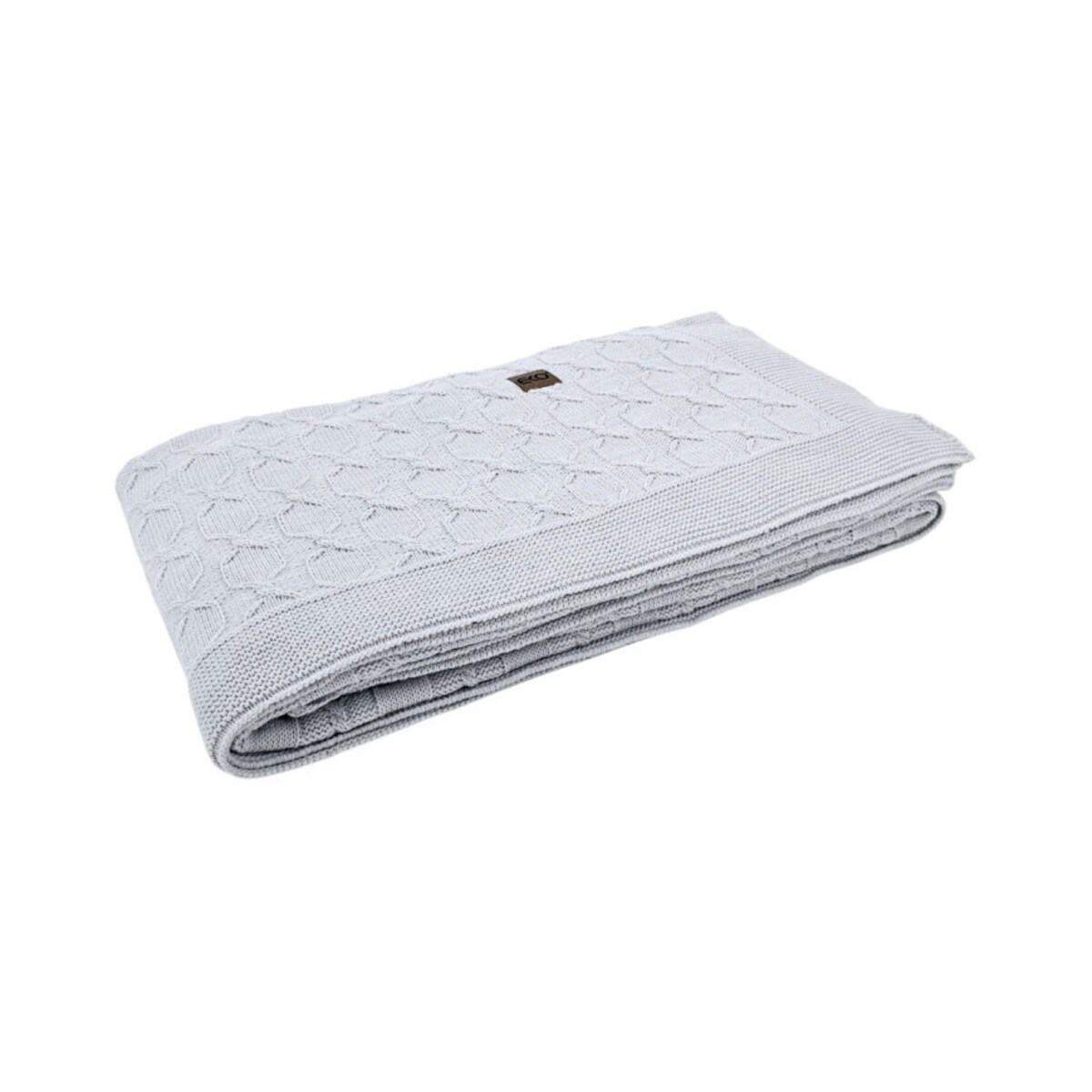 Koc z wełną z Alpaki 150x200 cm - MODENA SZARY