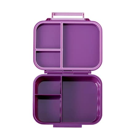 LEKKABOX CLASSIC mini lunchbox z przegródkami, Lilac