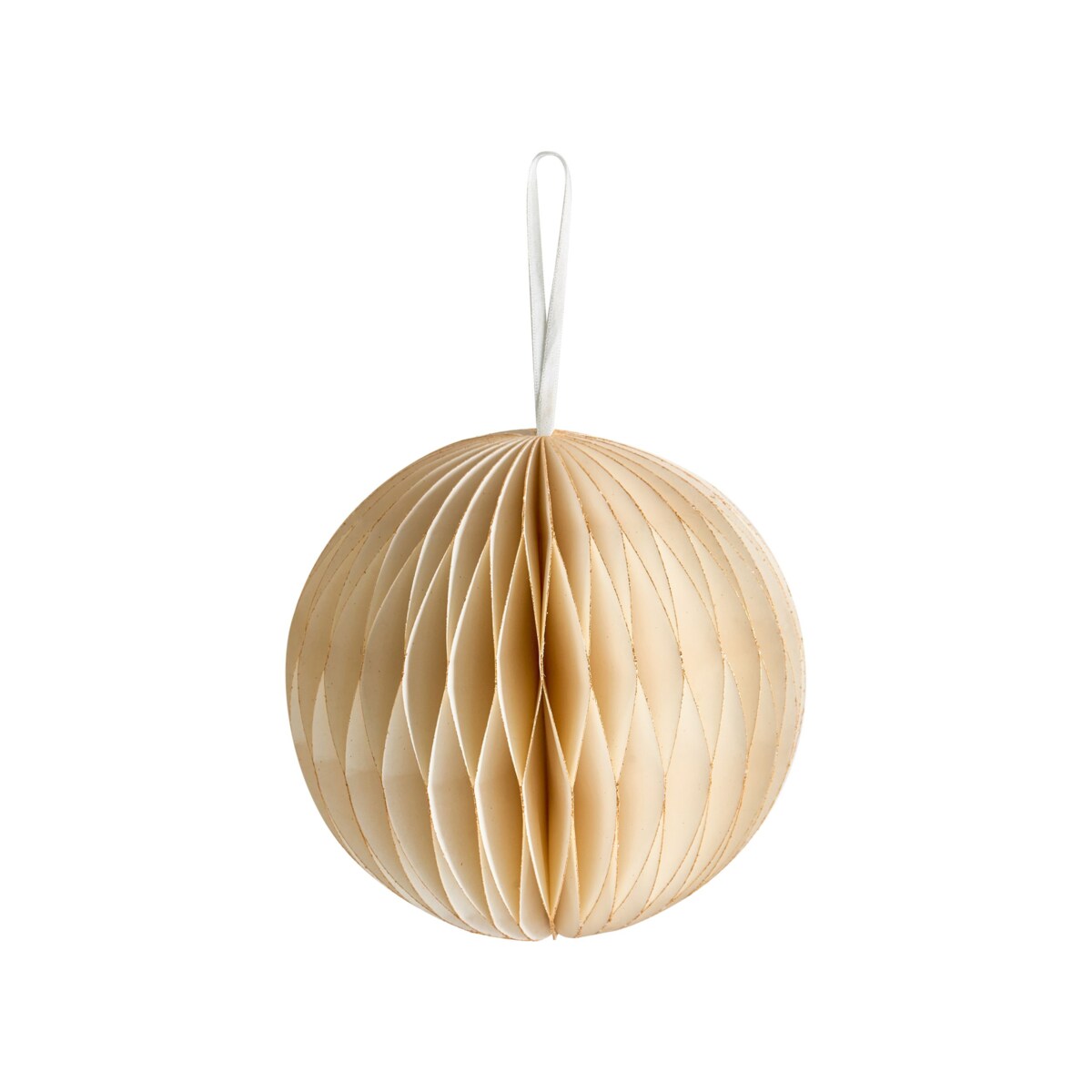 Zestaw 20 ozdób choinkowych JOLSTRA Papier Beżowy