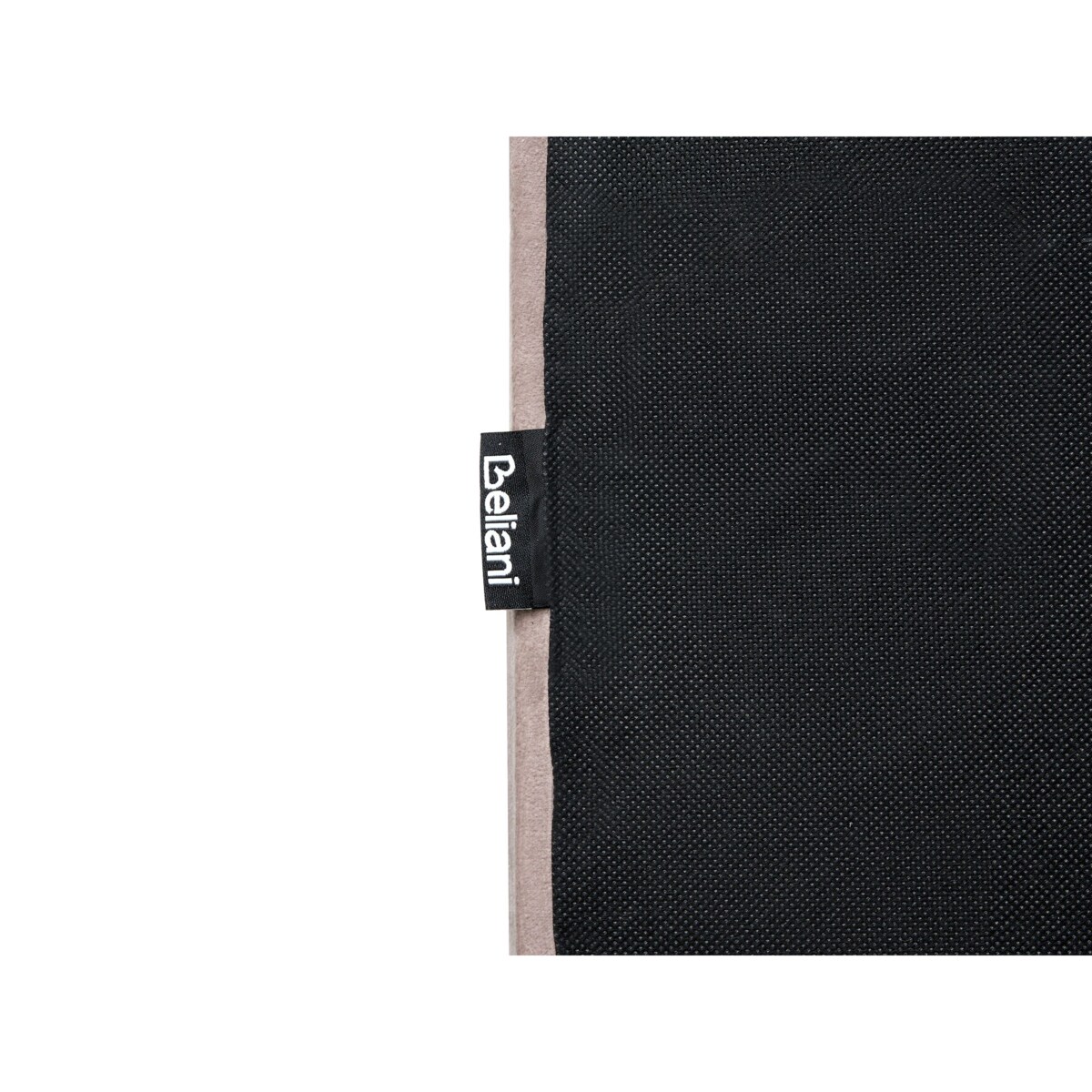 Łóżko wodne Welur VINCENNES 180 x 200 cm Beżowoszary