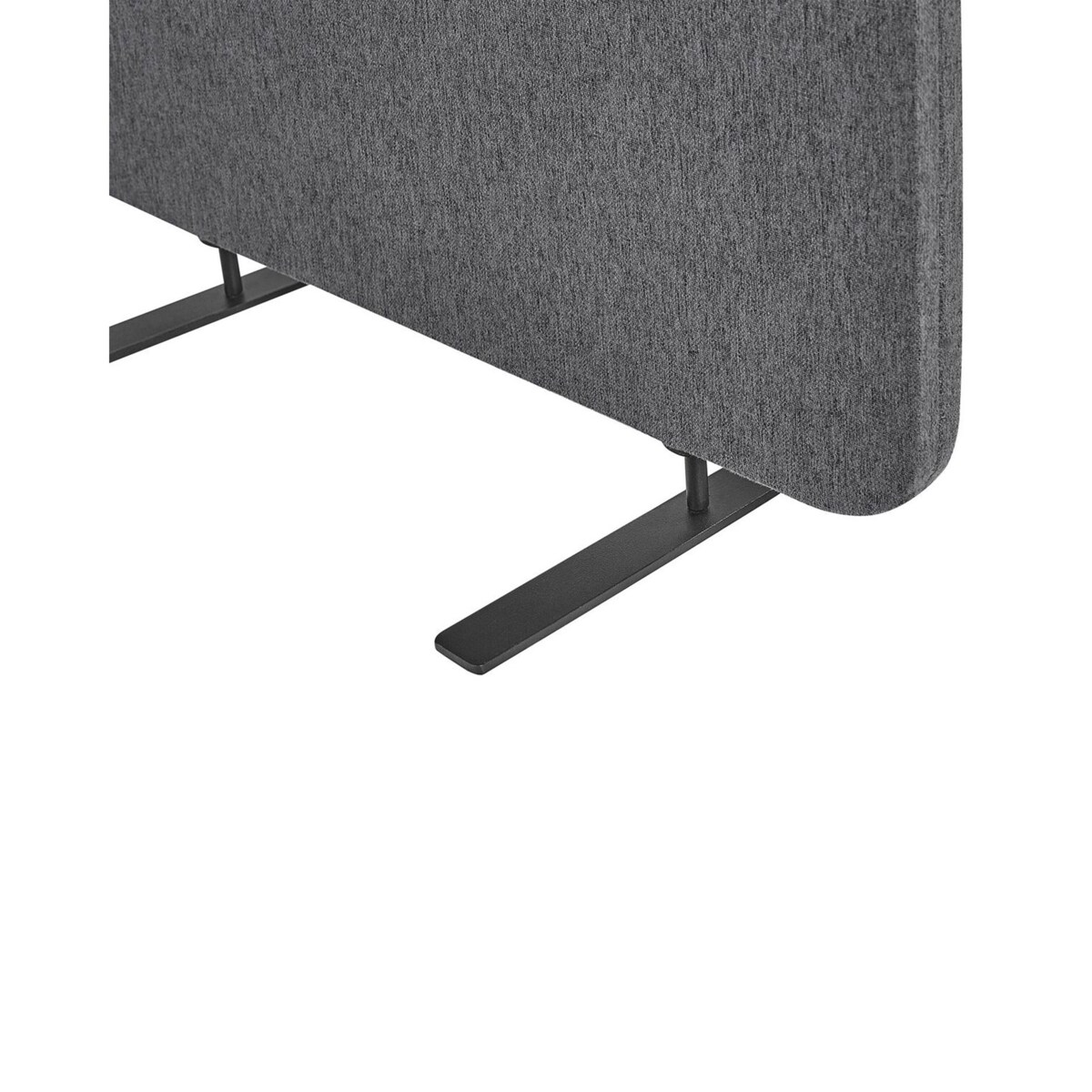 Przegroda biurkowa 184 x 184 cm Szary STANDI