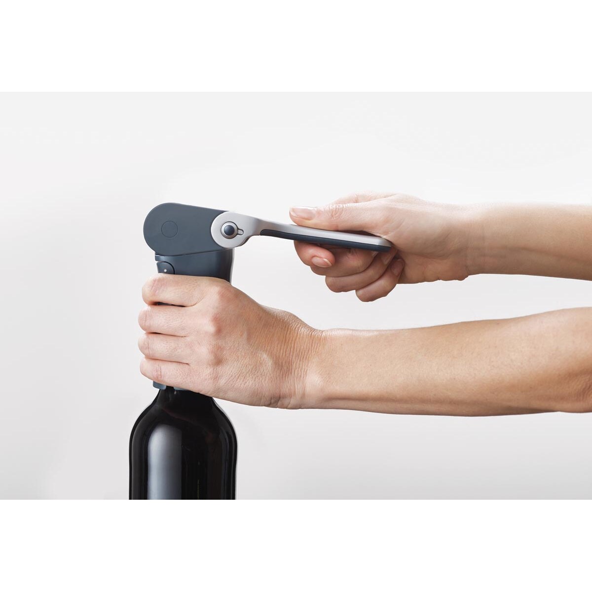 Korkociąg dźwigniowy BarWise, 12.7 x 5.7 x 7 cm, Joseph Joseph