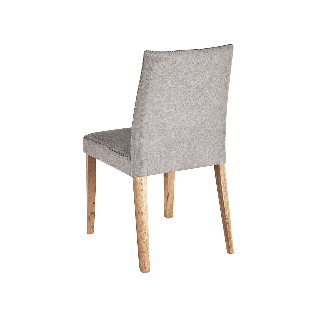 Zestaw 2 krzeseł do jadalni szary PHOLA