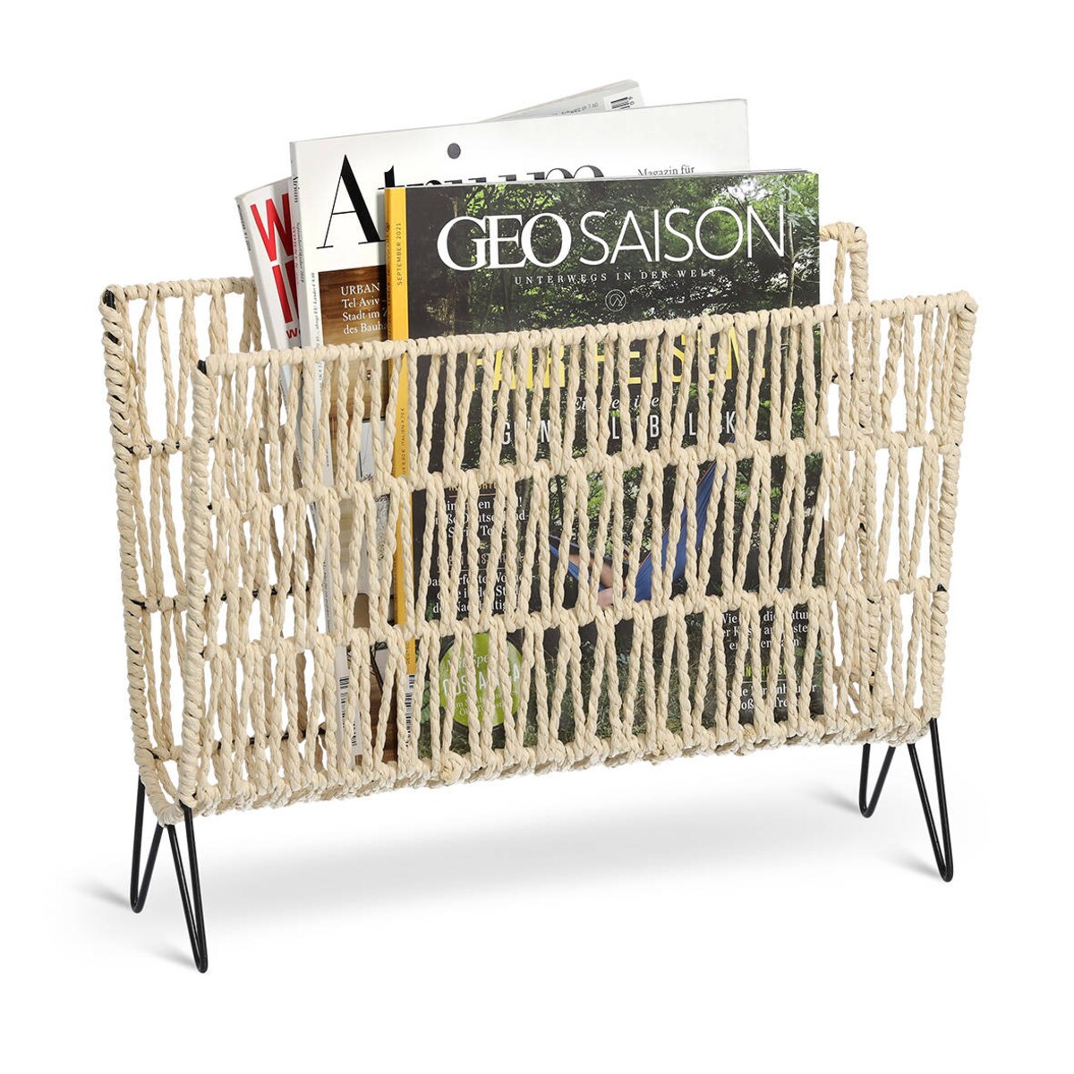 Stojak na gazety BOHO, ZELLER