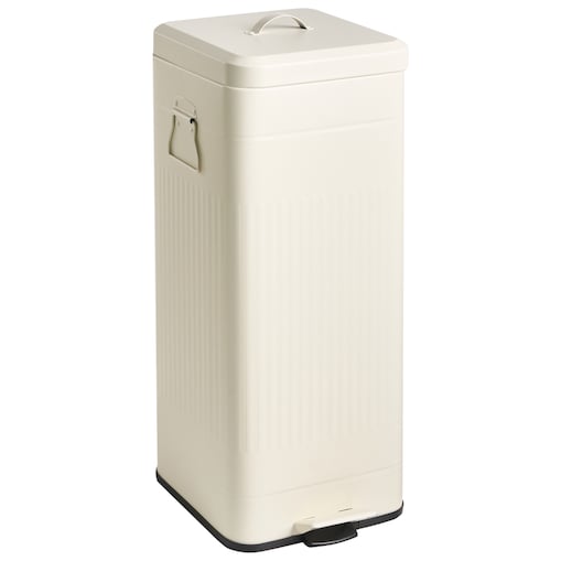Kosz na śmieci z pedałem 30 L ECOCOMFORT Metal Beżowy