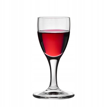 Kieliszki Krosno Prima Lumi do Wódki Likieru Nalewek 6 szt 25 ml na Nóżce