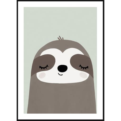 Poster Story, Plakat, Obraz - Uroczy Leniwiec, wymiary 21 x 30 cm