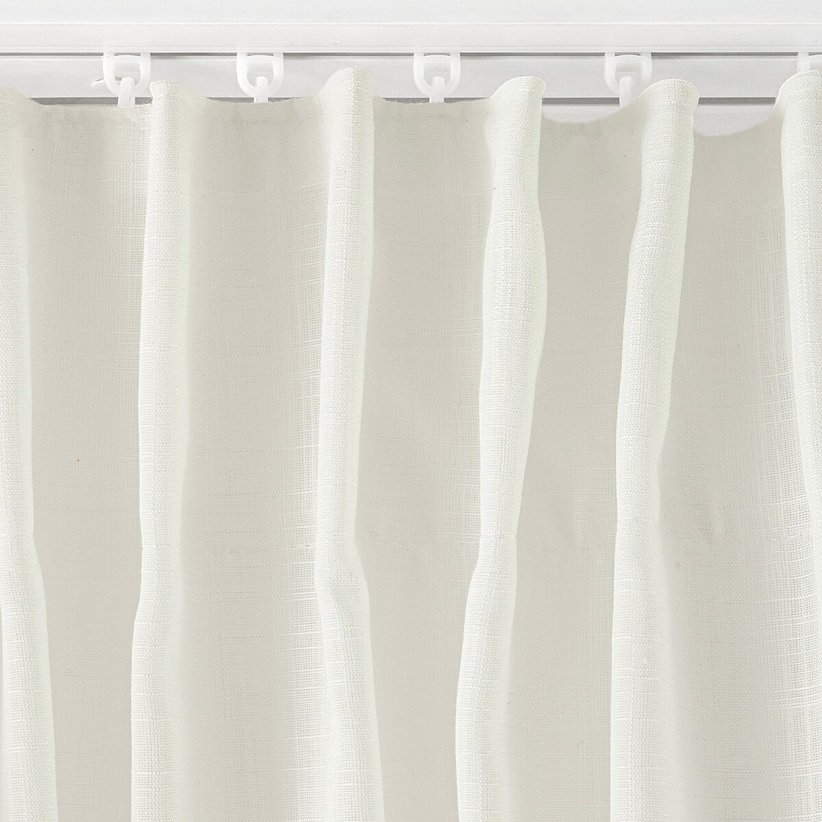Zasłona na taśmie marszczącej półprzezroczysta ecru 140 x 280 cm 1 szt. 140x280 ecru