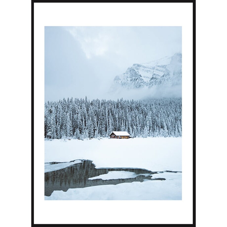 Poster Story, Plakat, Obraz - Zimowy Krajobraz, wymiary 30 x 42 cm