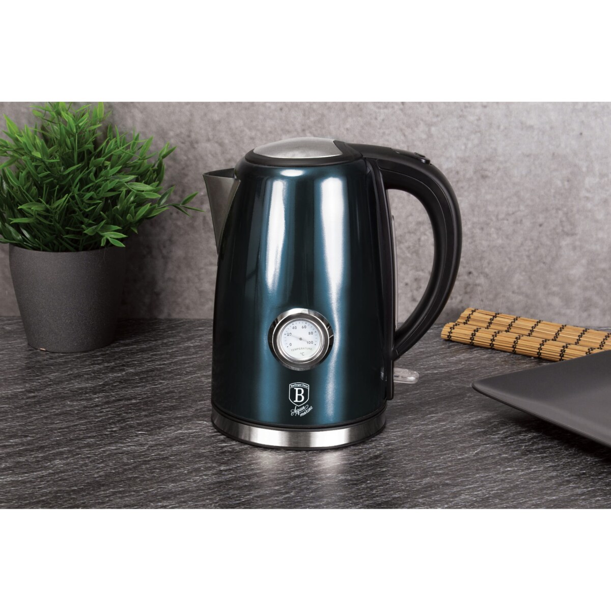 Czajnik elektryczny 1.7 L z termostatem Aquamarine Edition BH-9071