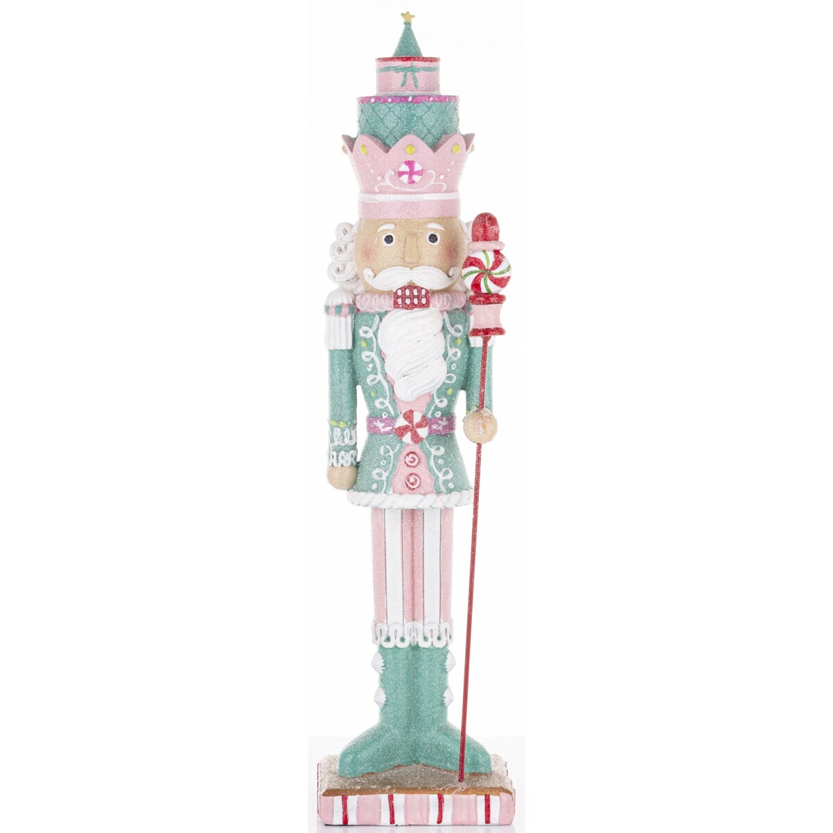 Figurka - Dziadek do orzechów 50x12,5x9 cm mufinkowy z pudełkami