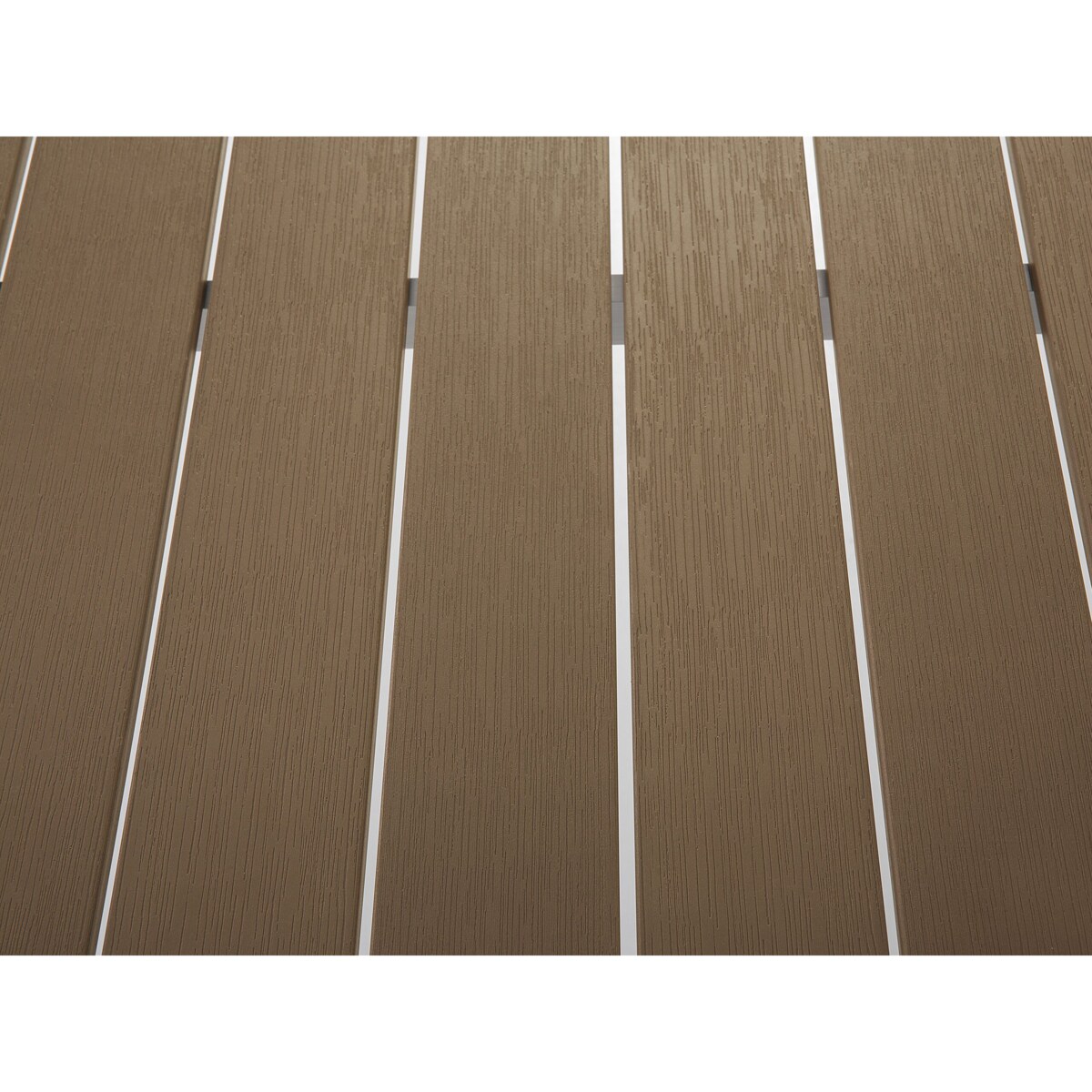 Stół ogrodowy VERNIO 180 cm 90 cm Metal Brązowy