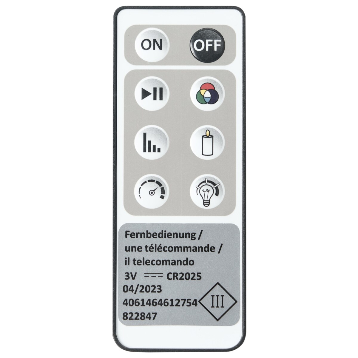 Lampa ogrodowa podłogowa LED FONESCA 150 cm Z pilotem Biały