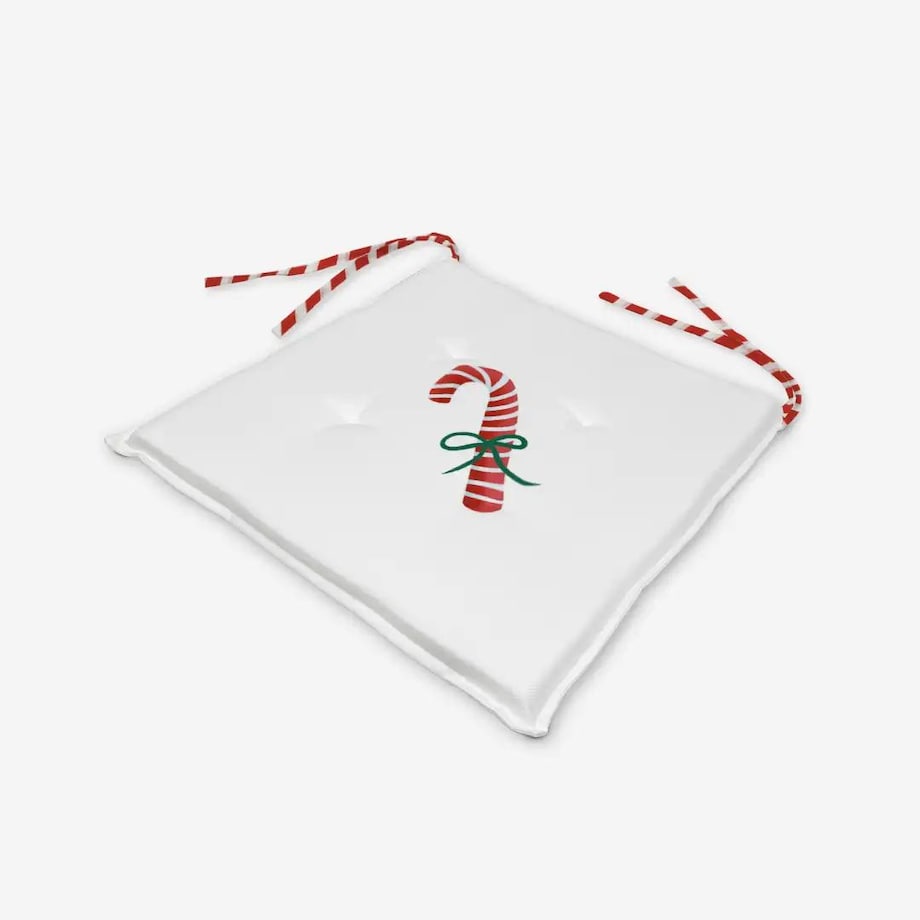 Poduszka świąteczna na krzesło - Minimalistyczna laska