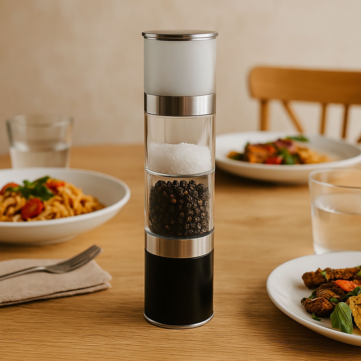 Młynek podwójny na sól i pieprz DUO, KESPER