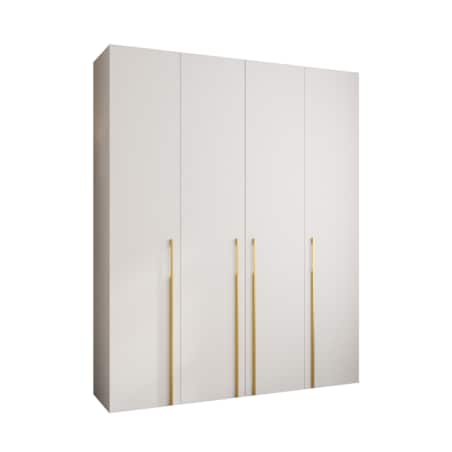 Szafa czterodrzwiowa Como 3 200 gł.40 biały+złoty