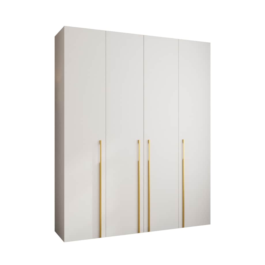 Szafa czterodrzwiowa Como 3 200 gł.40 biały+złoty