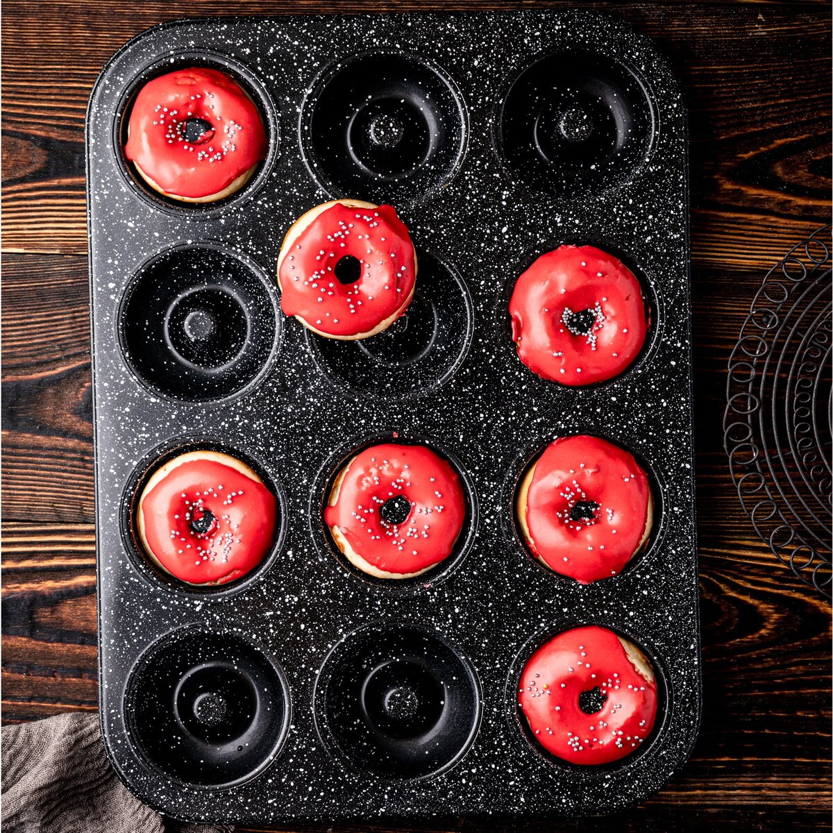 Forma do pieczenia 12 muffinów babeczek z powłoką nieprzywieralną KLAUSBERG