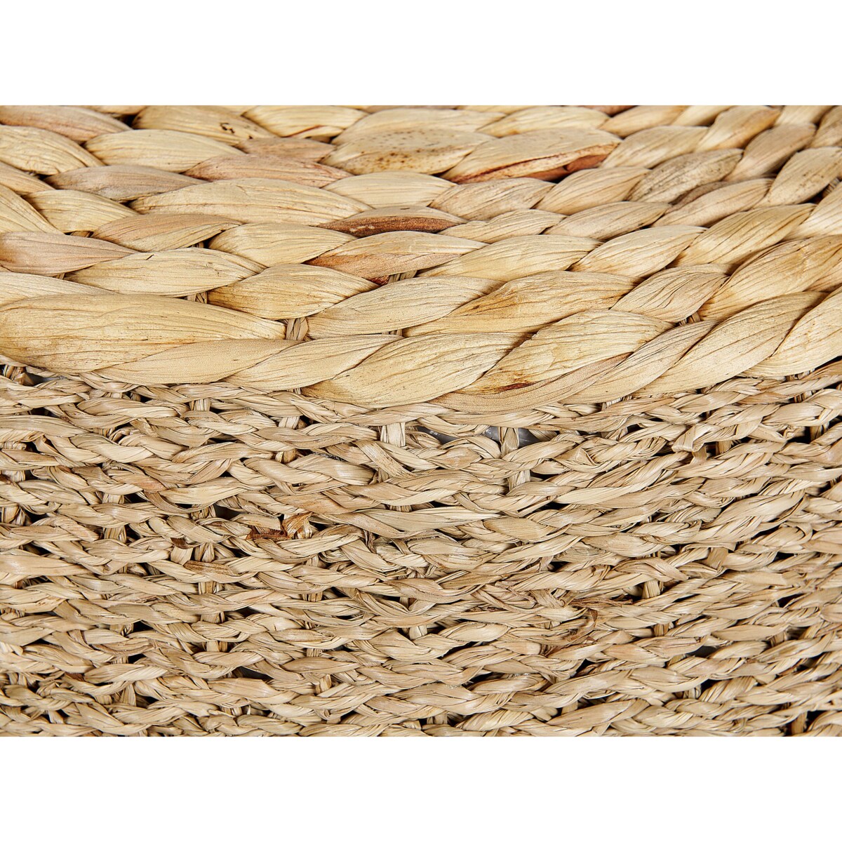 Puf pleciony 50 cm jasny BACKAN