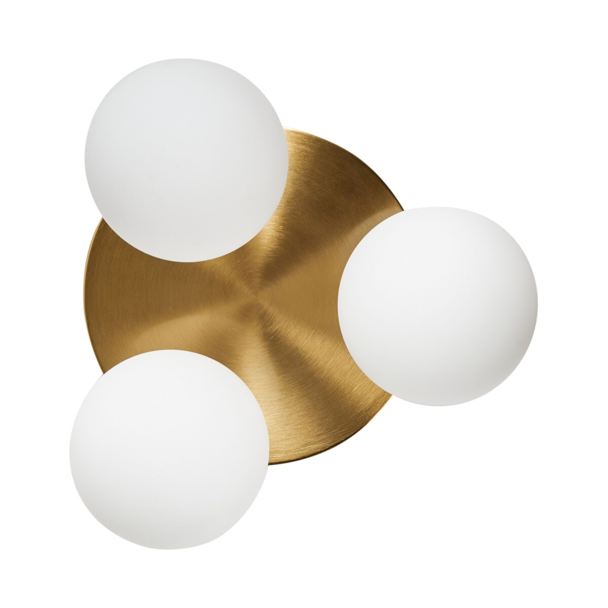 Lampa sufitowa MAVILLA Szkło Mosiężny