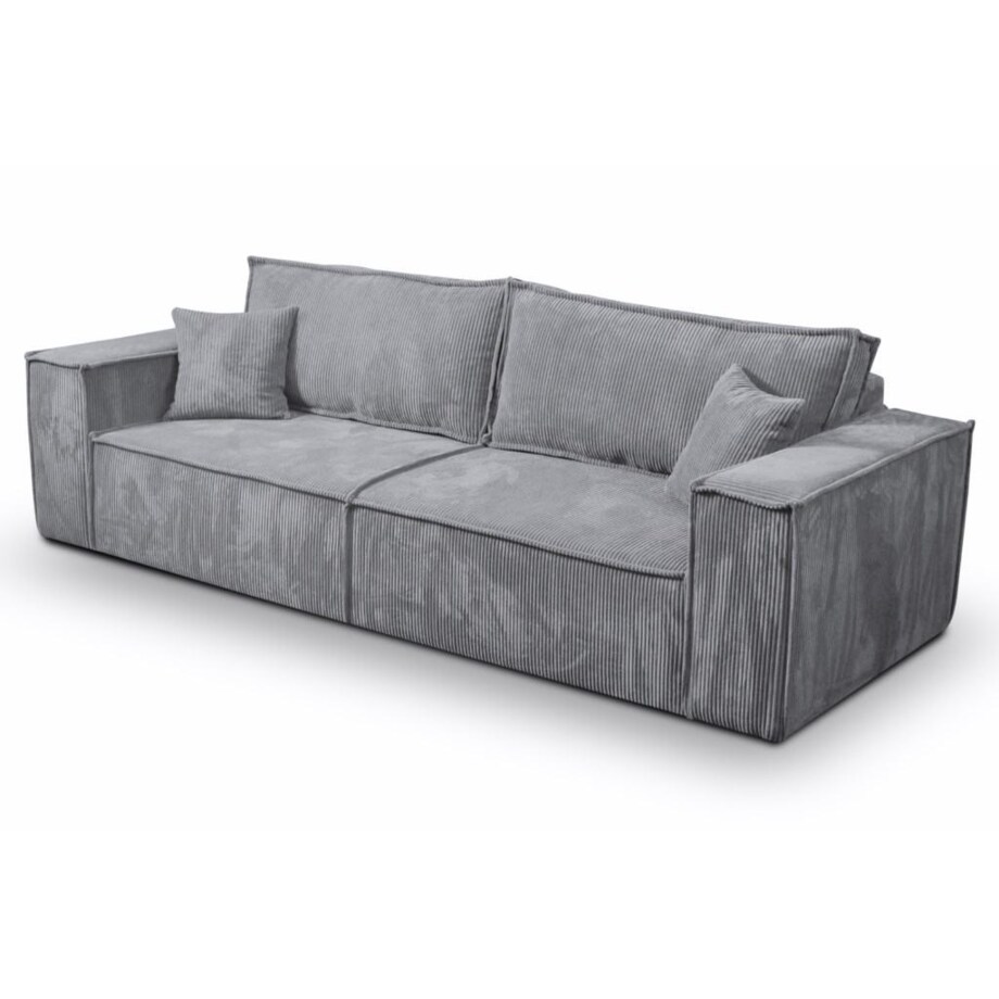 Kanapa MILLE z funkcją spania, sztruks, Kolor: POSO 55