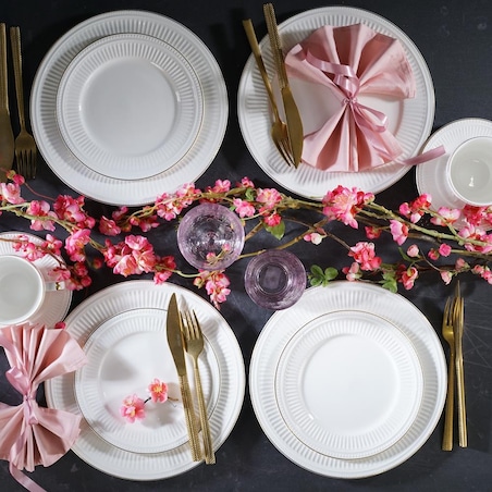 VILLA ITALIA Talerz płytki porcelanowy 27 cm EUNICE