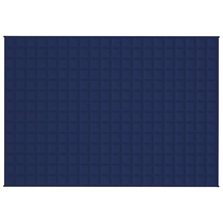 vidaXL Koc obciążeniowy, niebieski, 140x200 cm, 6 kg, tkanina