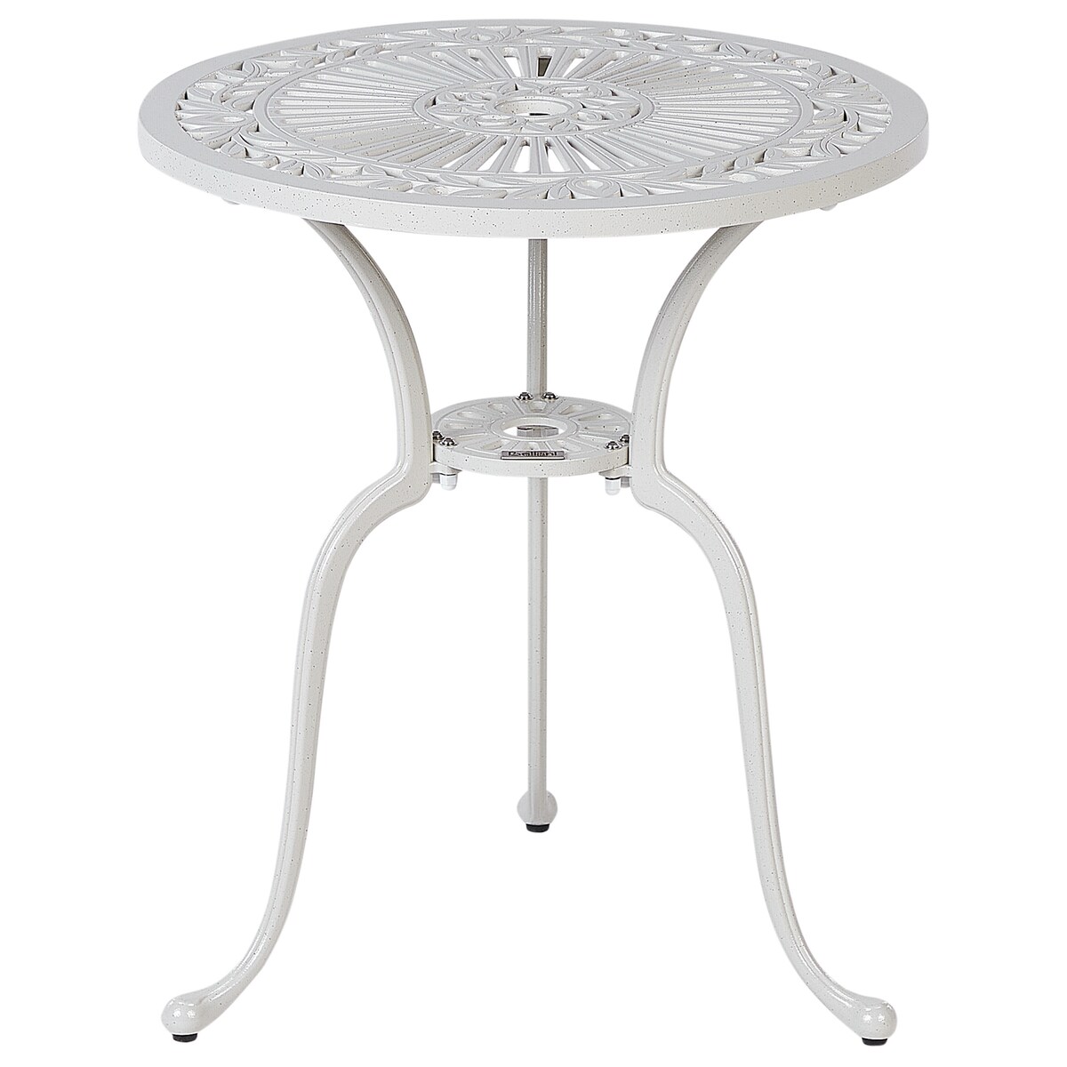 Stolik bistro DASCIO 61 cm 61 cm Metal Złamana biel