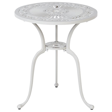 Stolik bistro DASCIO 61 cm 61 cm Metal Złamana biel