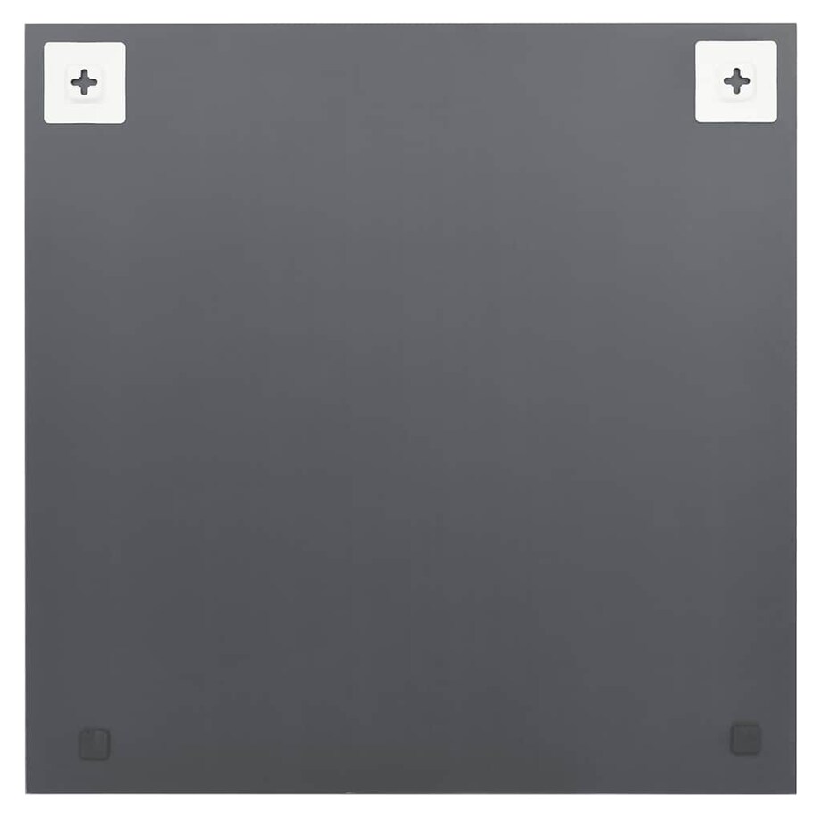 vidaXL Lustro ścienne z lampkami LED, kwadratowe, szklane