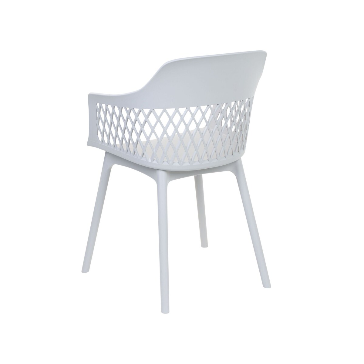 Zestaw 2 krzeseł do jadalni jasnoszary ALMIRA