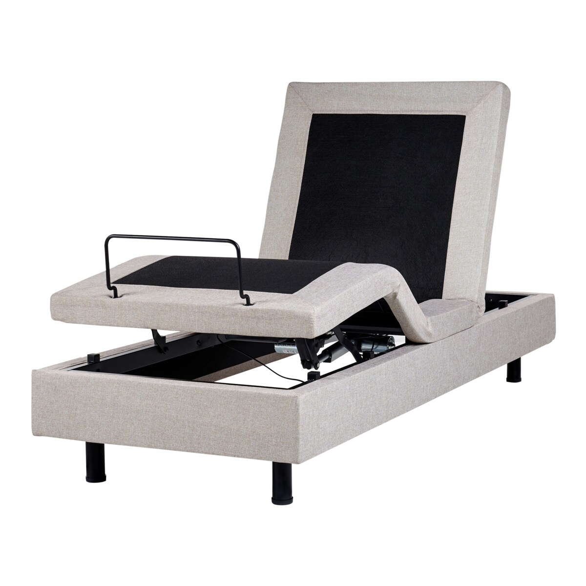 Łóżko regulowane bez zagłówka DUKE 80 x 200 cm Beżowy