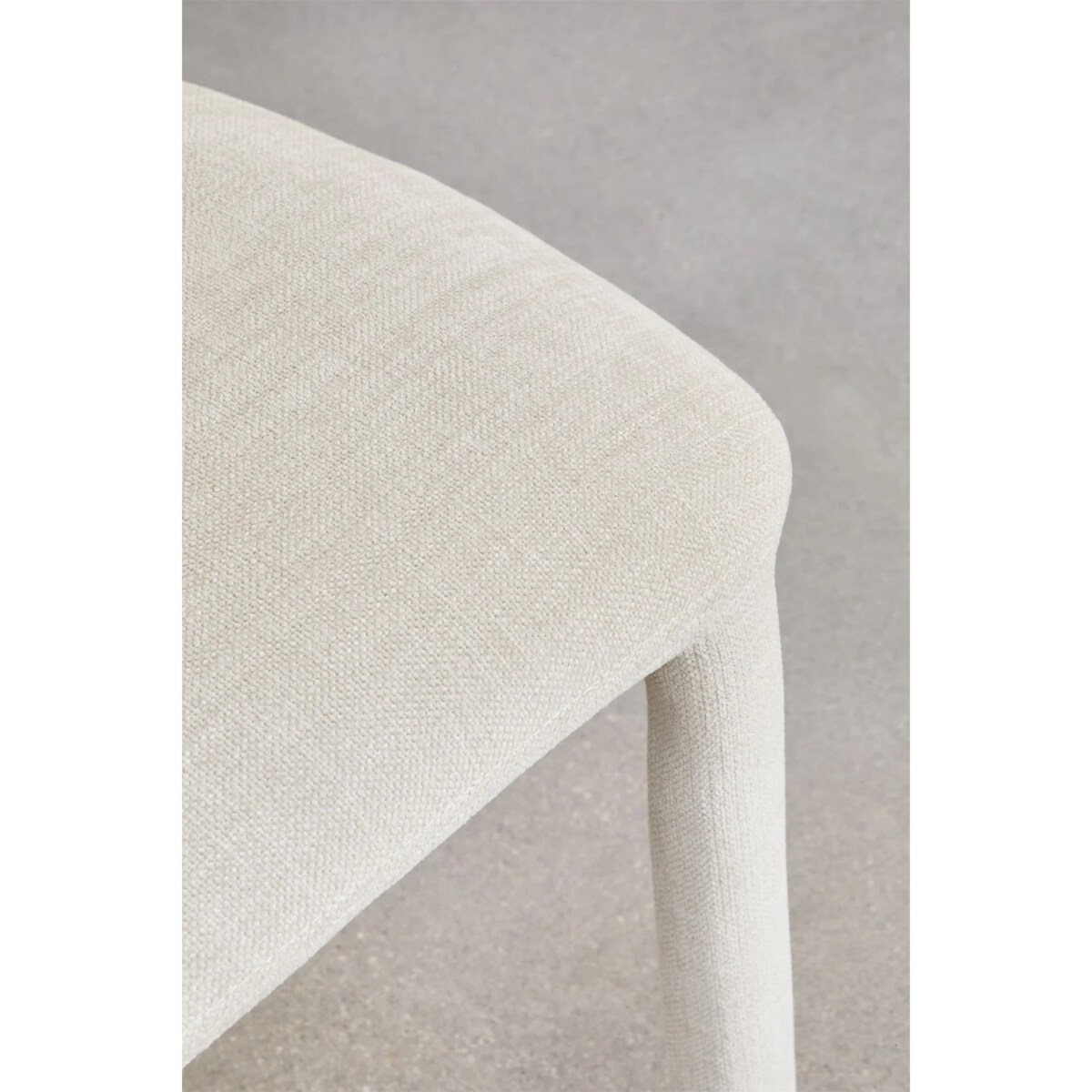 Krzesło do jadalni tapicerowane Brussels kremowe