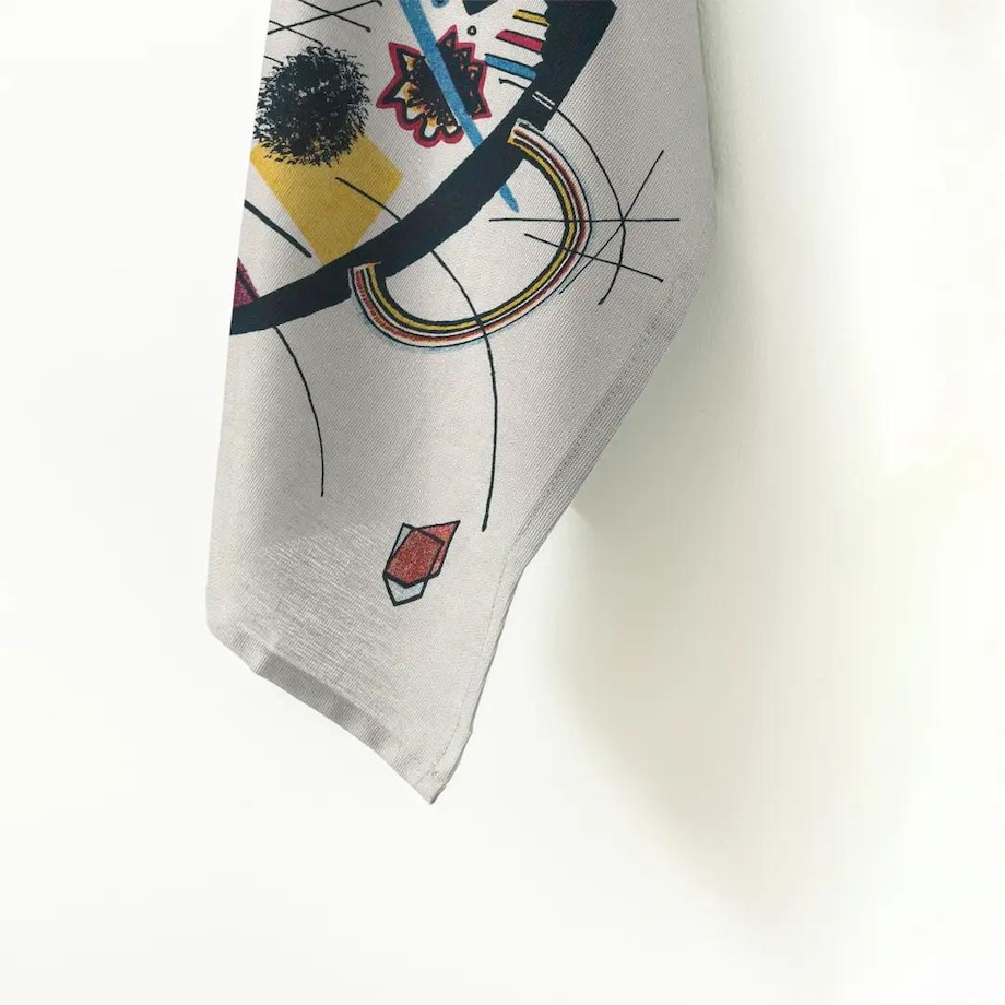 Lniany ręcznik kuchenny - Violet