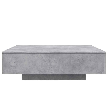 vidaXL Stolik kawowy, szarość betonu, 100x100x31 cm