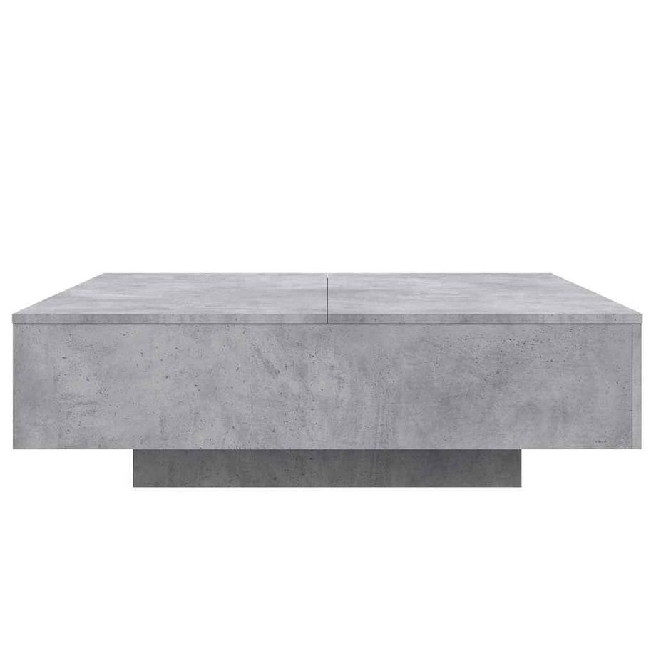 vidaXL Stolik kawowy, szarość betonu, 100x100x31 cm