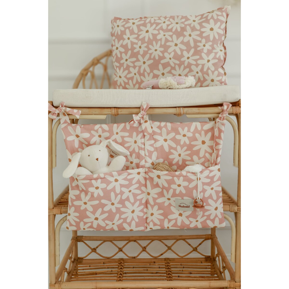 Organizer do łóżeczka Blush Daisy