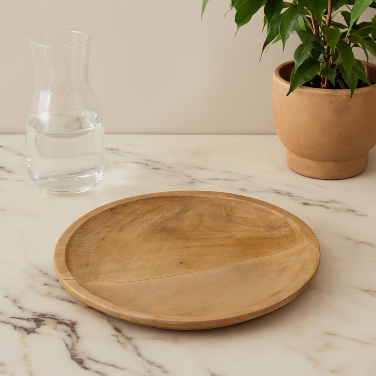 Talerz drewniany NIG, Ø 28 cm