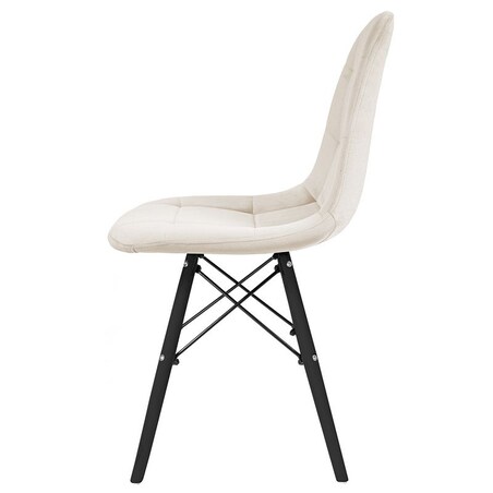 Krzesło tapicerowane skandynawskie welurowe do salonu jadalni