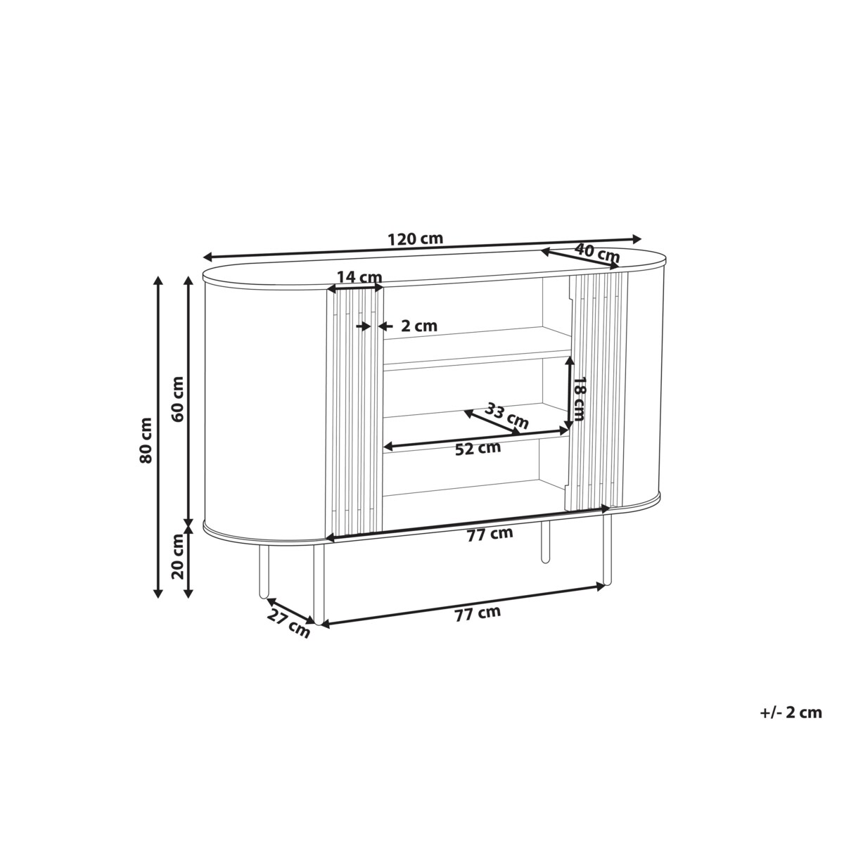 Szafka ciemnobrązowa TAROON