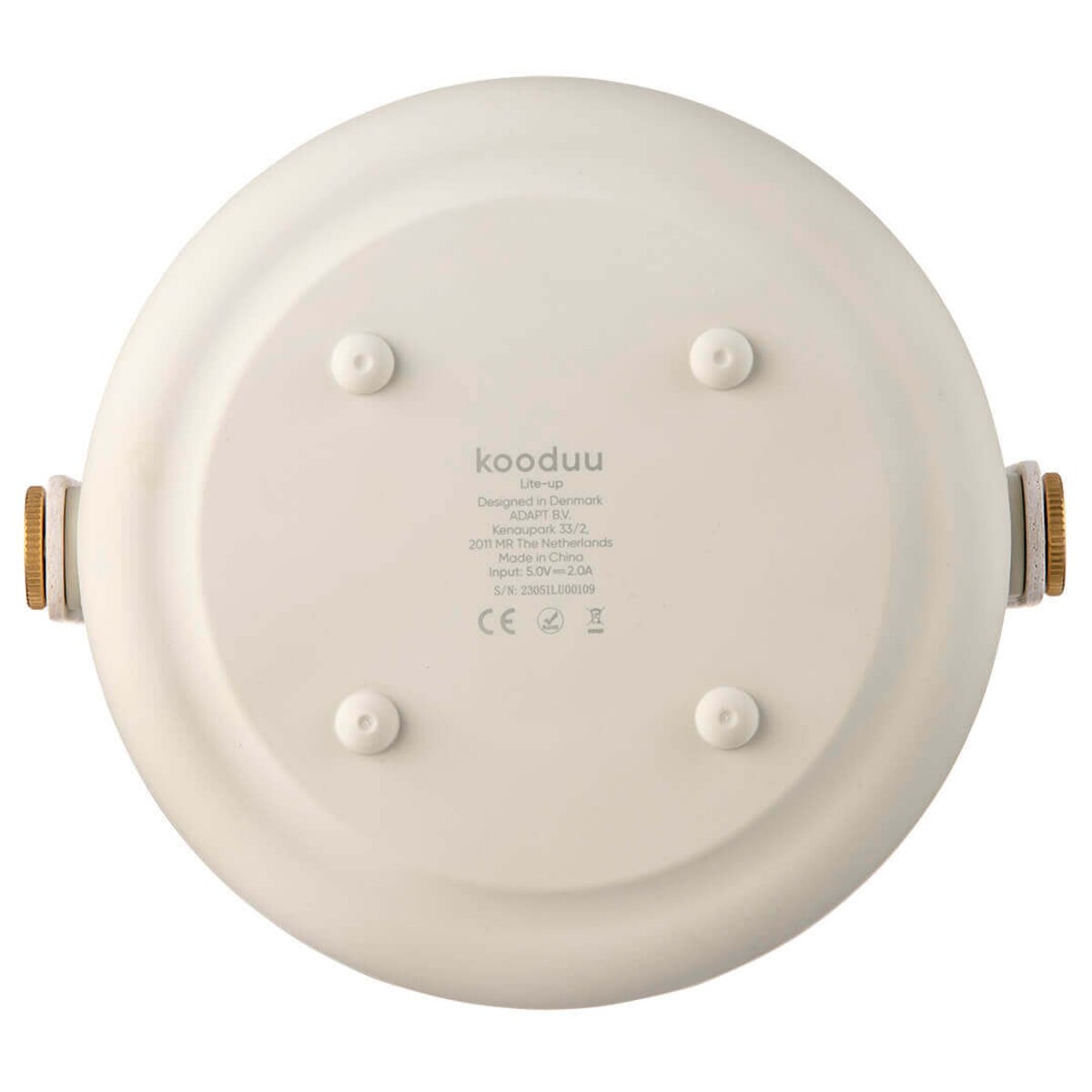 KOODUU LITE-UP Lampa przenośna akumulatorowa - Beżowy