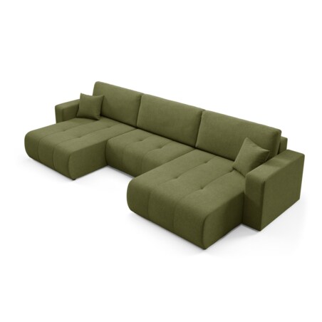 Narożnik MOLINIO U z funkcją spania Kolor: Wind 34