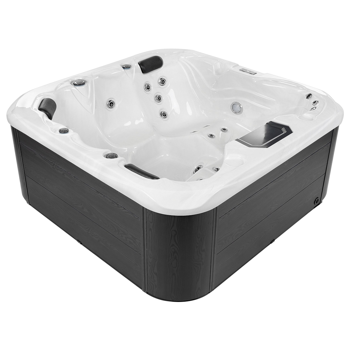 Wanna ogrodowa z hydromasażem biała LASTARRIA