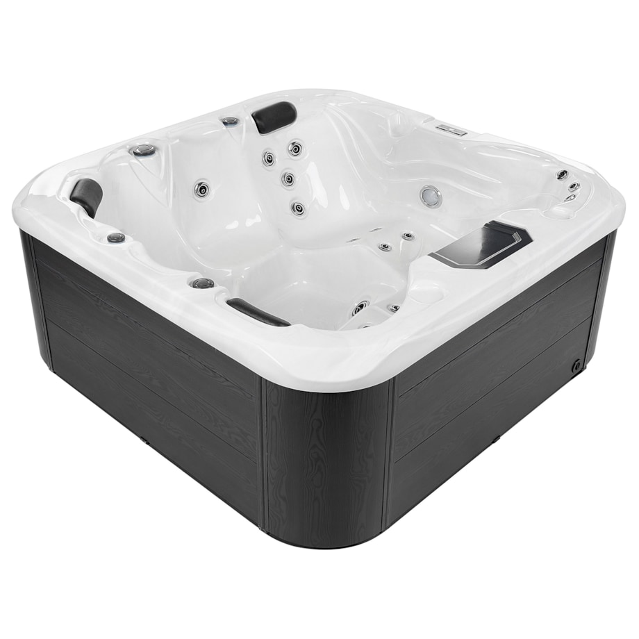 Wanna ogrodowa z hydromasażem biała LASTARRIA