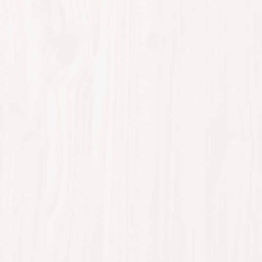 vidaXL Stolik konsolowy, biały, 80x40x75 cm, lite drewno sosnowe