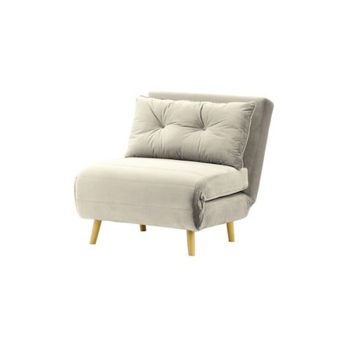 Fotel rozkładany Flic 77 cm-Velluto 15-like oak