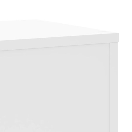 vidaXL Podstawki pod doniczki, 2 szt., białe, 30x30x70 cm