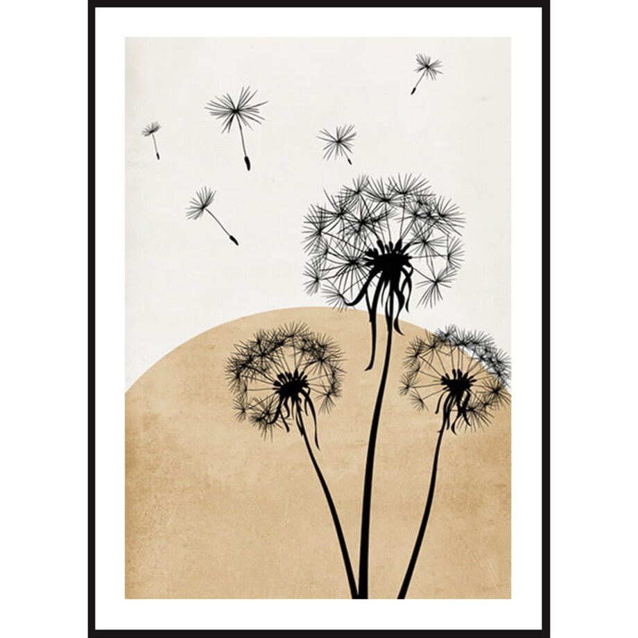 Poster Story, Plakat, Obraz - Abstrakcyjne Dmuchawce, wymiary 70 x 100 cm