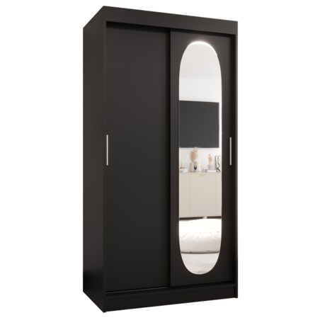 Szafa przesuwna ROYAL 100 czarny